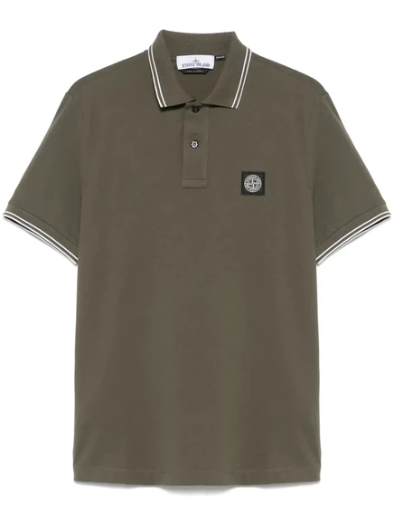 Рубашка-поло Stone Island piqué green