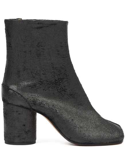 Женские ботильоны Maison Margiela 80 мм Tabi, черные