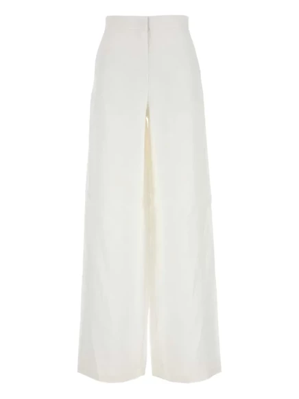 Женские брюки Max Mara Garibo широкие, белые