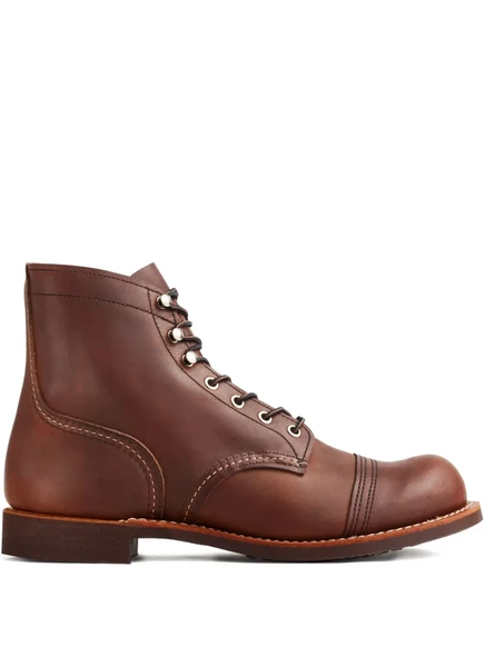 Мужские кожаные байкерские ботинки Red Wing, коричневые