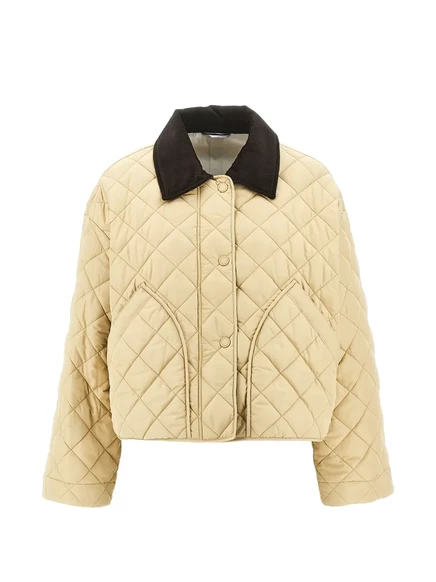 Женская стёганая куртка Weekend Max Mara Reve, бежевый