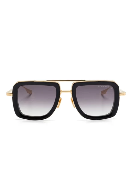 Унисекс солнцезащитные очки Dita Eyewear авиатор, черные