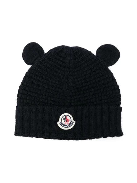 Шапочка из натуральной шерсти Moncler Enfant blue