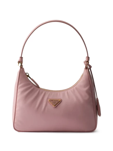 Женская сумка на плечо Prada Re-Edition 2005, розовая