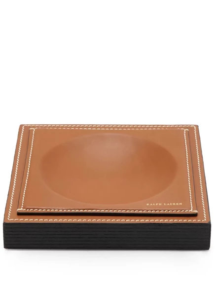 Сумка Ralph Lauren Home Brennan из кожи и тика (15,9 см) brown
