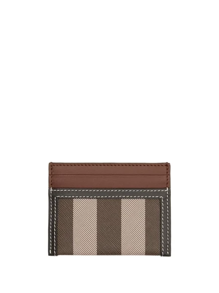 Женское портмоне для карт Burberry Vintage Check, коричневое