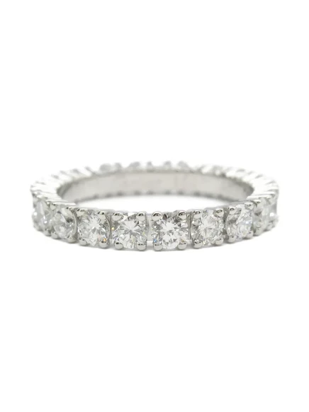 Женское кольцо Cartier Dittine, серебристое (2010-е)