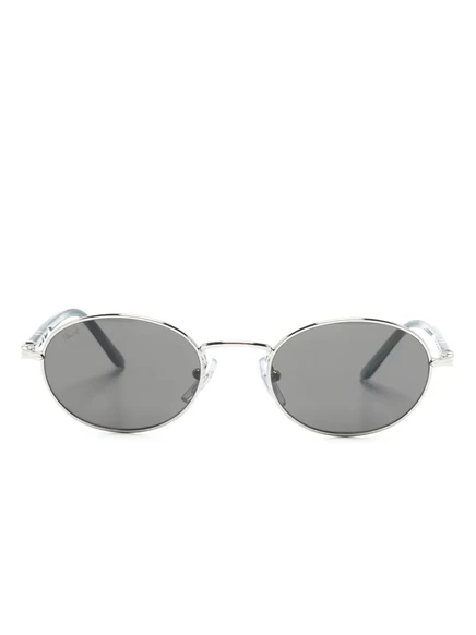 Унисекс солнцезащитные очки Persol Ida овальные, серые