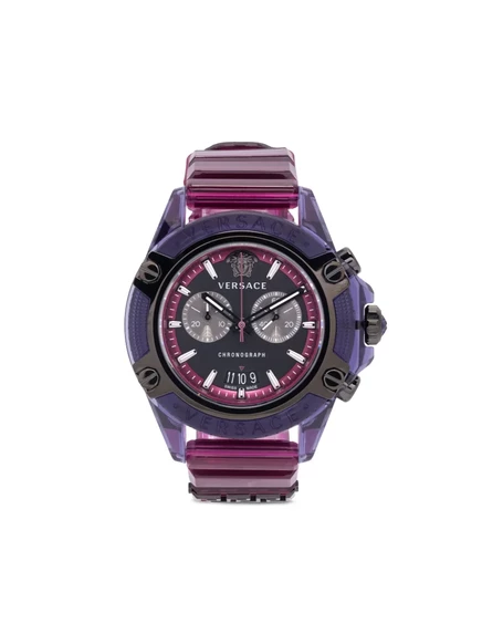 Мужские часы Versace Icon Active Chrono 44 мм, черные