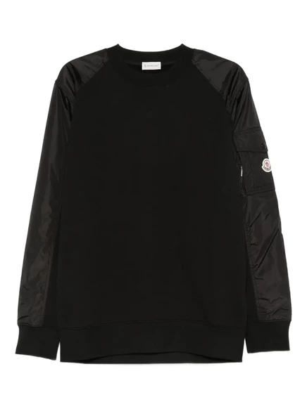 Свитер с панелями Moncler black