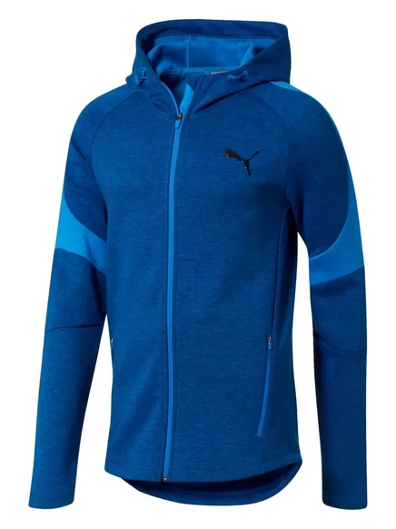 Мужское худи Puma Evostripe на молнии, синее