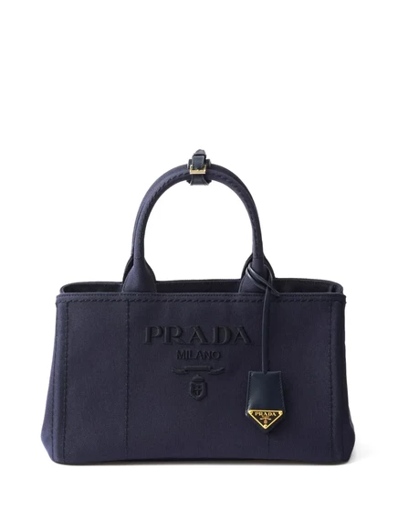 Большая сумка-тоут в стиле жардиньер от Prada blue