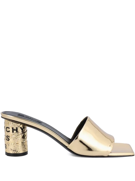 Женские мюли Givenchy Tape на каблуке, золотые