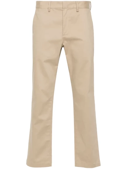 Брюки-чино из хлопчатобумажной ткани Saint Laurent strech neutrals