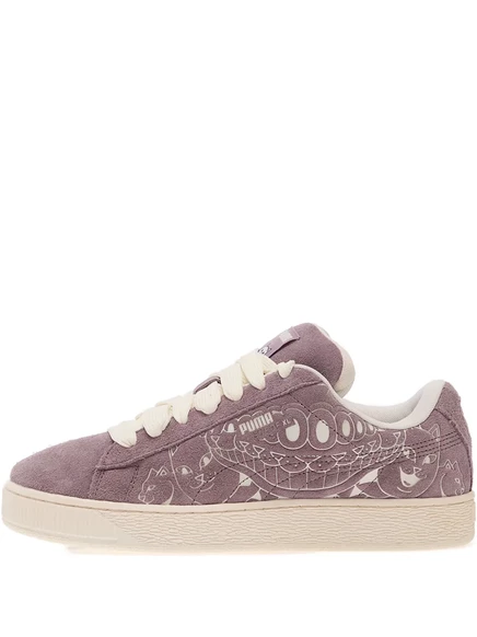 Кроссовки PUMA x RIPNDIP замшевые, фиолетовые