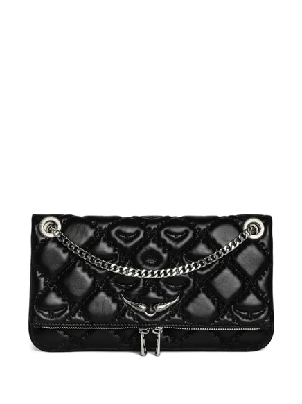Сумка Zadig&Voltaire Rock II со стеганым ремешком на цепочке black