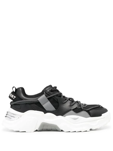 Унисекс кроссовки Plein Sport Runner, черно-белые