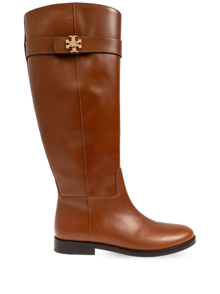 Женские сапоги Tory Burch T Lock до колена, коричневые