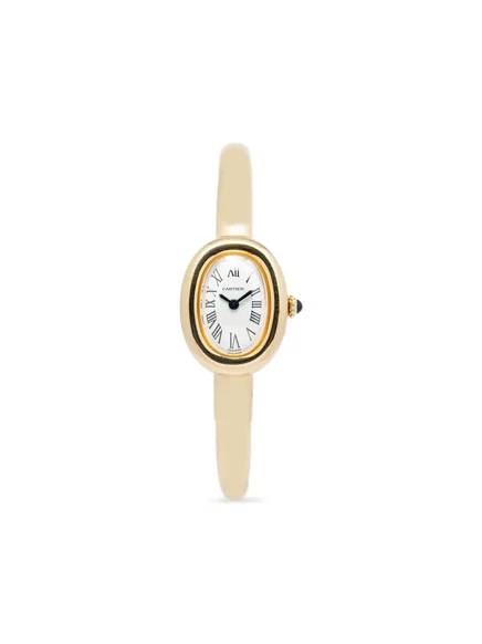 Женские часы Cartier Baignoire 18 мм, 18K золото, белый