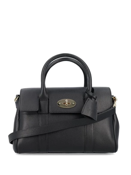 Женская сумка Mulberry Small Bayswater кожаная, черная