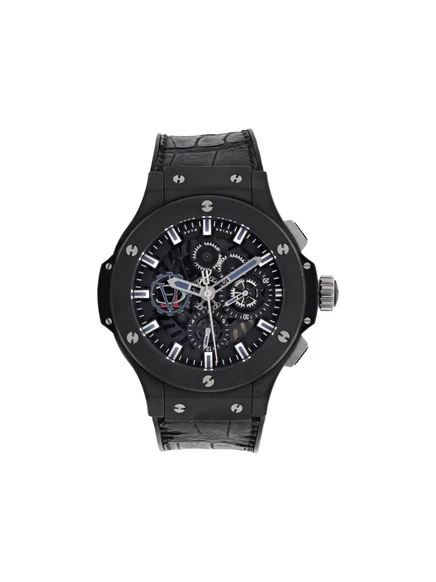 Мужские часы Hublot Aero Bang 45 мм, керамика, черные