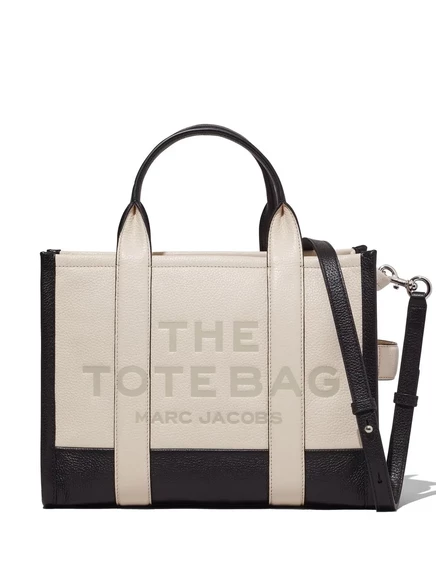 Женская сумка-тоут Marc Jacobs The Medium, черно-бежевая