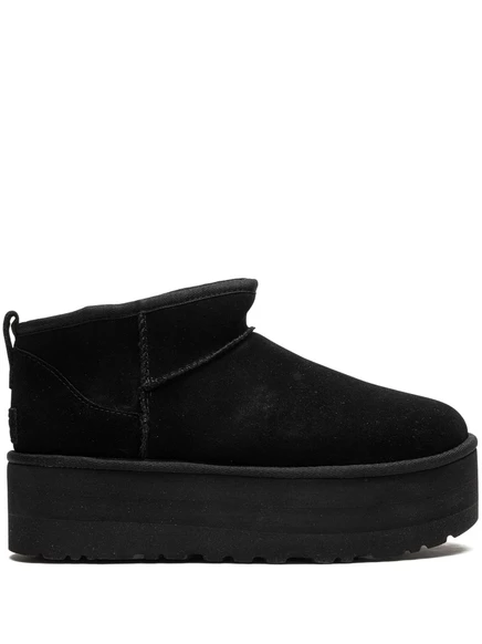 Классические ботинки UGG Ultra Mini на платформе black