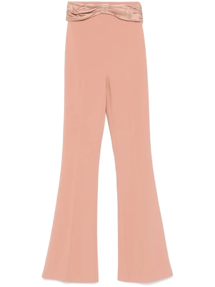 Женские брюки Elisabetta Franchi клёшеные, бежевые