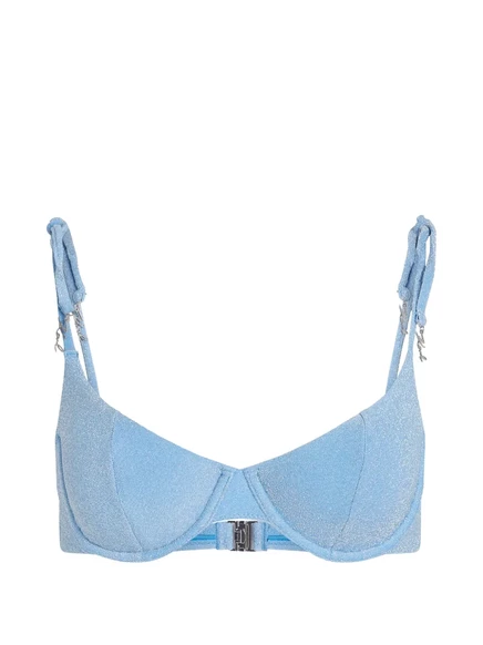 Женский лиф бикини Karl Lagerfeld Signature, синий
