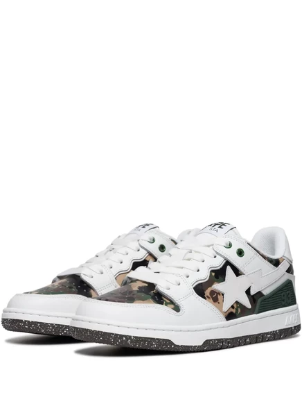 Мужские кроссовки A Bathing Ape SK8 STA #2, белые