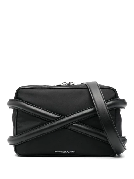 Мужская сумка через плечо Alexander McQueen Harness, черная