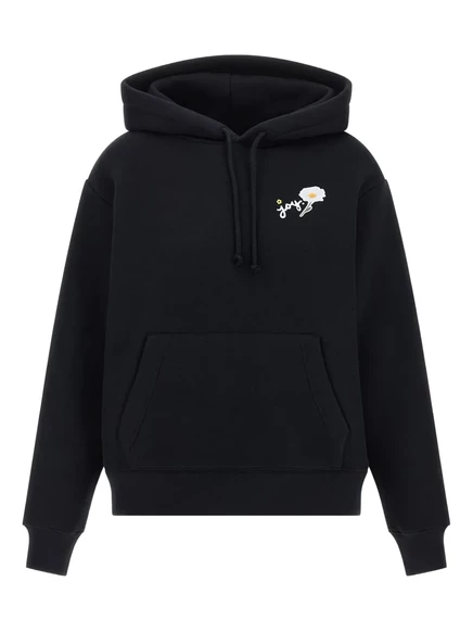 Женское худи Marc Jacobs Joy с принтом ромашек, черное
