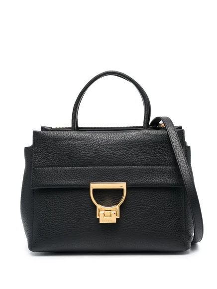 Кожаная сумка-тоут Coccinelle medium Arlettis black
