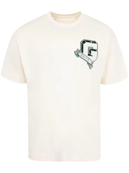 Хлопковая футболка с логотипом Givenchy и аппликацией white