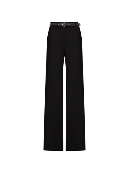 Женские брюки Max Mara с ремнем, черные