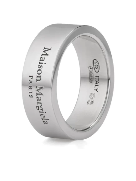 Кольцо Maison Margiela Logo Reference, серебристое