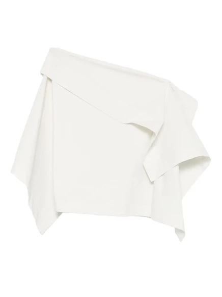 Женский топ-бандо Issey Miyake асимметричный, белый