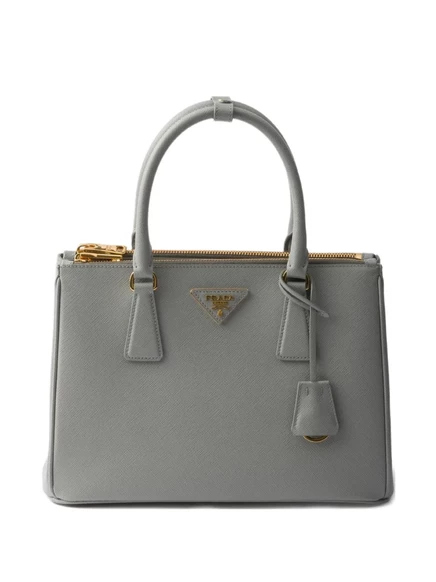 Женская сумка-тоут Prada Galleria среднего размера, серая