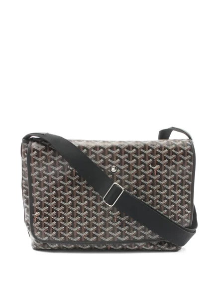Сумка через плечо Goyard, бывшая в употреблении в 2010-х годах, в стиле Capecian MM black