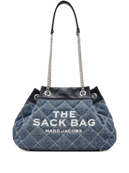 Сумка Marc Jacobs из стеганой джинсовой ткани на цепочке blue
