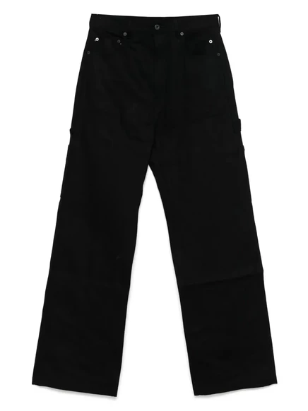 Мужские джинсы Rick Owens DRKSHDW Double Knee, черные