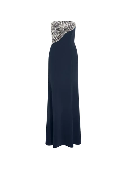 Женское вечернее платье Jenny Packham Soyala, синее