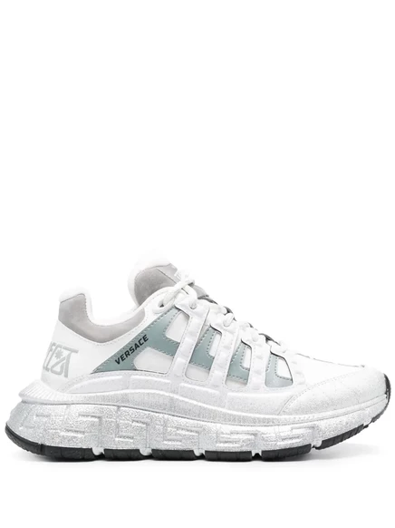 Кроссовки Versace Trigreca с низким берцем white