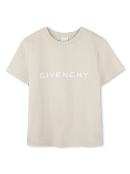 Детская футболка Givenchy Kids с логотипом, белая