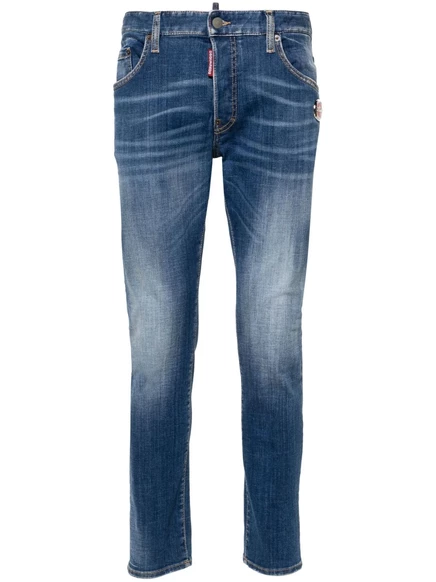 Мужские джинсы DSquared2 Cool Girl зауженные, индиго