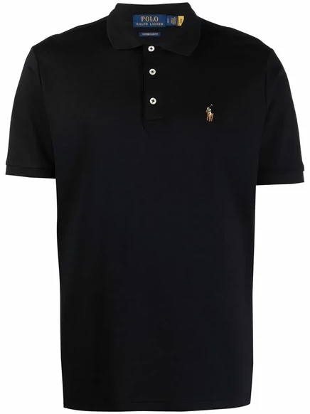 Мужское поло Polo Ralph Lauren, черное