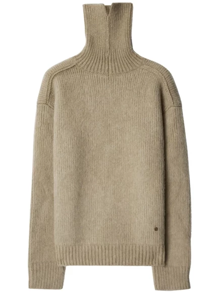 Мужской джемпер Burberry из шерсти и кашемира, бежевый