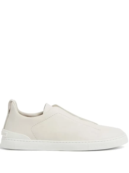 Мужские кроссовки Zegna Triple Stitch Secondskin низкие, белые