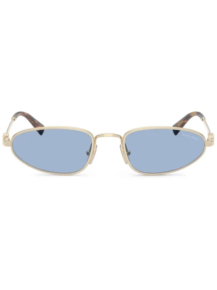 Женские солнцезащитные очки Miu Miu Eyewear, золотистые