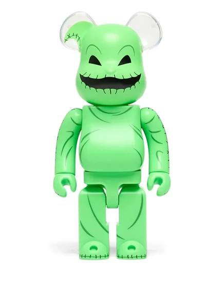 Фигурка MEDICOM TOY BE@RBRICK Oogie Boogie 400%, светло-зеленая